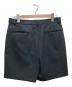 JOHN LAWRENCE SULLIVAN (ジョン ローレンス サリバン) WOOL GABARDINE ZIP SHORTS ブラック サイズ:46：8000円