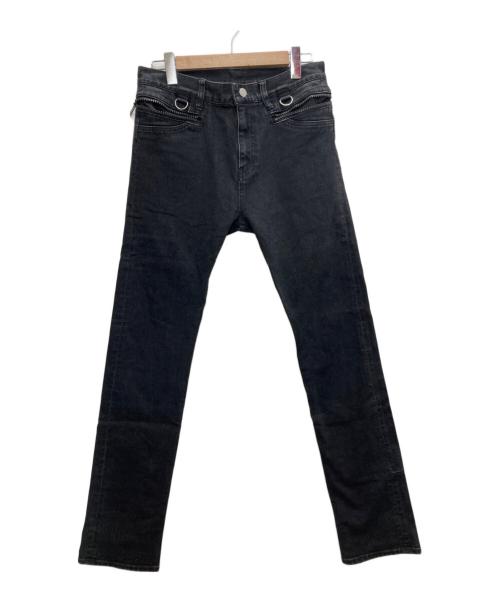 UNDERCOVERISM（アンダーカバーイズム）UNDERCOVERISM (アンダーカバーイズム) ジップデニムスキニーパンツ ブラック サイズ:２の古着・服飾アイテム