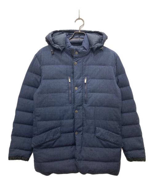 zegna sport（ゼニアスポーツ）Zegna Sport (ゼニアスポーツ) フーデッドジャケット ネイビー サイズ:Ⅿの古着・服飾アイテム