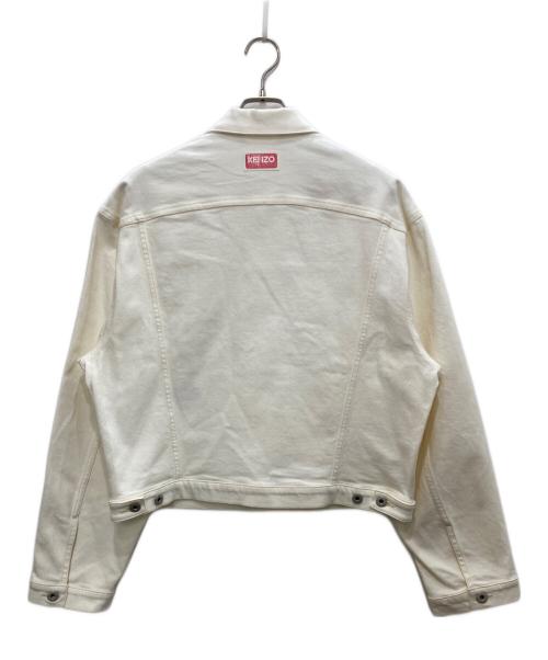 KENZO（ケンゾー）KENZO (ケンゾー) デニムトラッカージャケット ホワイト サイズ:Mの古着・服飾アイテム