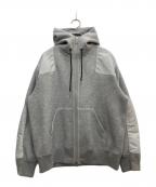 sacaiサカイ）の古着「Sponge Sweat Hoodie/スポンジ スウェット フーディ」｜グレー