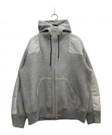 sacai（サカイ）の古着「Sponge Sweat Hoodie/スポンジ スウェット フーディ」｜グレー