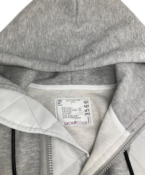 sacai（サカイ）sacai (サカイ) Sponge Sweat Hoodie/スポンジ スウェット フーディ グレー サイズ:1の古着・服飾アイテム