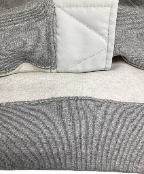 sacai（サカイ）sacai (サカイ) Sponge Sweat Hoodie/スポンジ スウェット フーディ グレー サイズ:1の古着・服飾アイテム