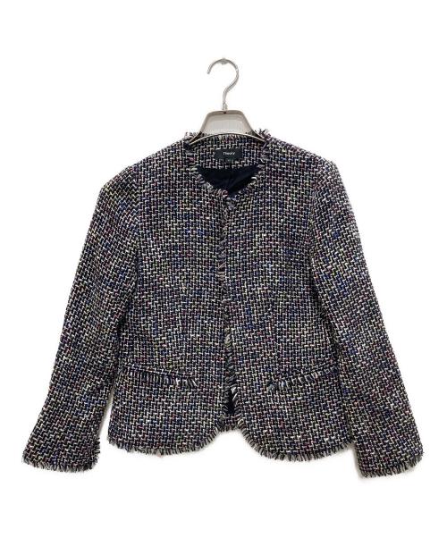 theory（セオリー）theory (セオリー) ツイードジャケット ブラックの古着・服飾アイテム