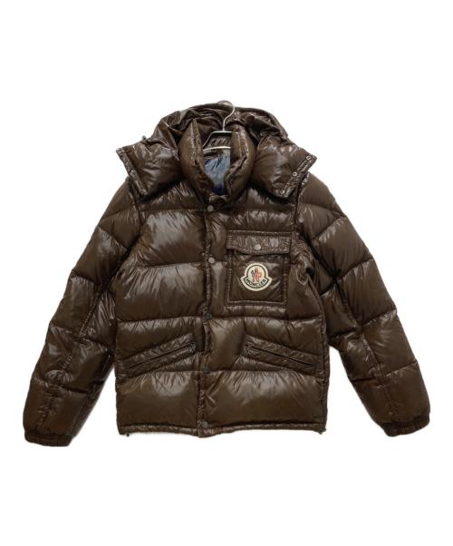 MONCLER（モンクレール）MONCLER (モンクレール) K2ダウンジャケット ブラウン サイズ:2の古着・服飾アイテム