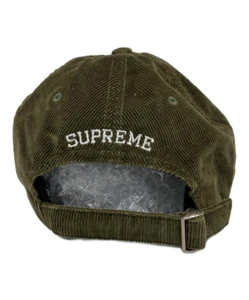 SUPREME（シュプリーム）Supreme (シュプリーム) CORDUROY S LOGO 6-PANEL/コーデュロイ エス ロゴ シックス パネル グリーンの古着・服飾アイテム