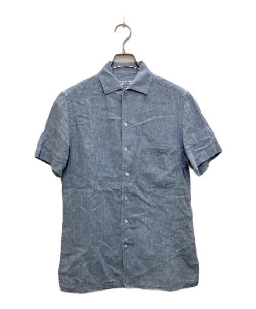 LORO PIANA（ロロピアーナ）LORO PIANA (ロロピアーナ) リネンシャツ ブルー サイズ:ＸＳの古着・服飾アイテム