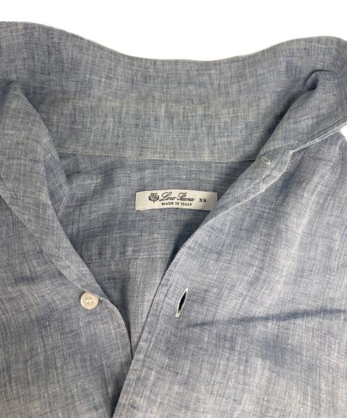 LORO PIANA（ロロピアーナ）LORO PIANA (ロロピアーナ) リネンシャツ ブルー サイズ:ＸＳの古着・服飾アイテム