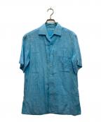 LORO PIANAロロピアーナ）の古着「リネンシャツ」｜スカイブルー