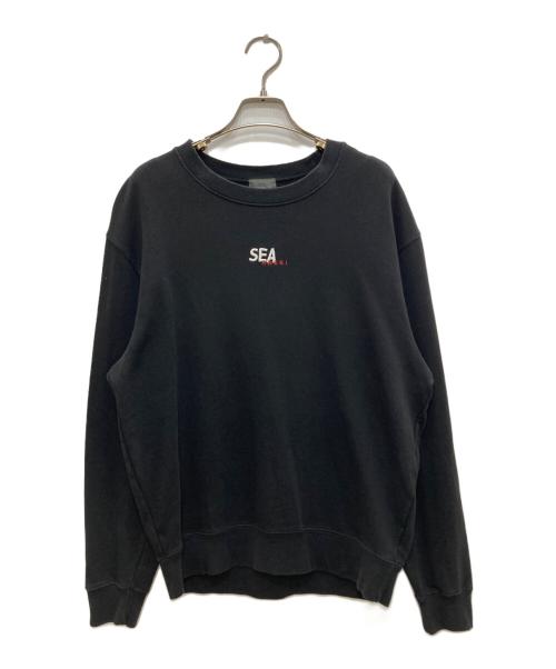 WIND AND SEA（ウィンダンシー）WIND AND SEA (ウィンダンシー) AMERI (アメリ) ロゴスウェット ブラック サイズ:Ⅿの古着・服飾アイテム