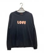 PERKS AND MINIパークスアンドミニ）の古着「ロングスリーブカットソー」｜ブラック