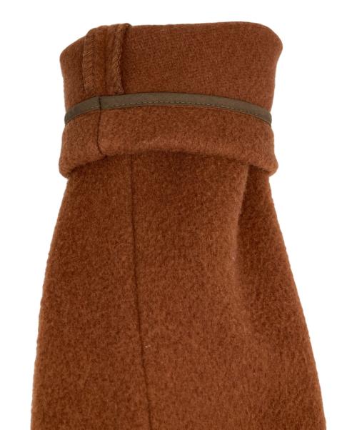 DANTON（ダントン）DANTON (ダントン) モッサーノーカラージャケット ブラウン サイズ:38の古着・服飾アイテム