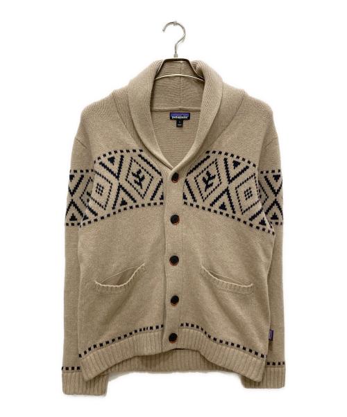 Patagonia（パタゴニア）Patagonia (パタゴニア) ニットカーディガン ベージュ サイズ:Sの古着・服飾アイテム