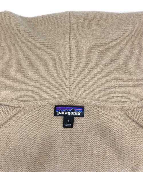 Patagonia（パタゴニア）Patagonia (パタゴニア) ニットカーディガン ベージュ サイズ:Sの古着・服飾アイテム