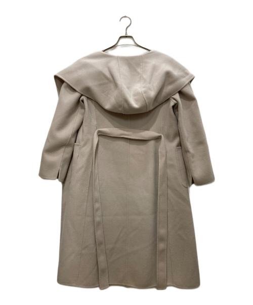 ANAYI（アナイ）ANAYI (アナイ) シャルムビーバーフードコート グレージュ サイズ:38の古着・服飾アイテム