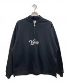 KEBOZケボズ）の古着「ハーフジップスウェット」｜ブラック