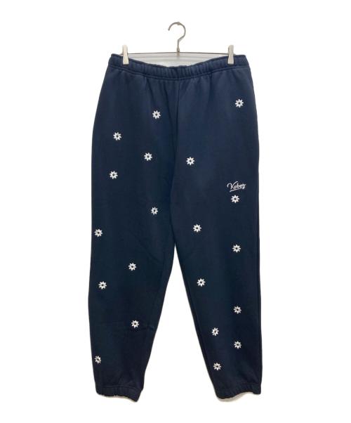 KEBOZ（ケボズ）KEBOZ (ケボズ) NICK GEAR (ニックギア) 刺繍スウェットパンツ ネイビー サイズ:XLの古着・服飾アイテム
