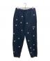 KEBOZ（ケボズ）の古着「刺繍スウェットパンツ」｜ネイビー