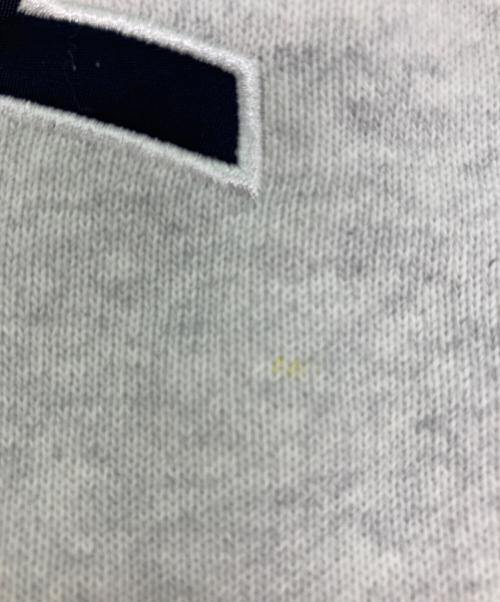 KEBOZ（ケボズ）KEBOZ (ケボズ) nick gear (ニックギア) 刺繍ハーフジップスウェット グレー サイズ:XLの古着・服飾アイテム