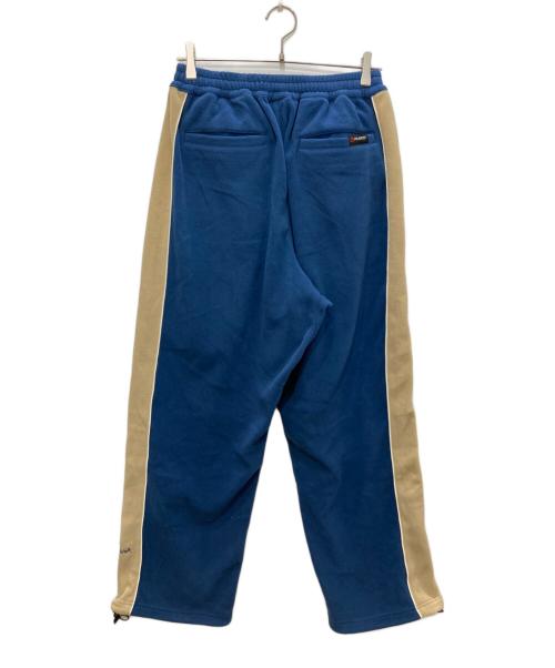 KEBOZ（ケボズ）KEBOZ (ケボズ) フリースパンツ ブルー×ベージュ サイズ:LARGEの古着・服飾アイテム
