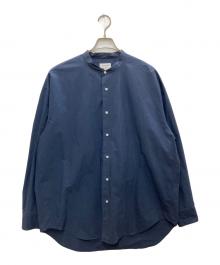 NEUTRALWORKS（ニュートラルワークス）の古着「MXP ロングスリーブスマートブロードビッグシャツ」｜ネイビー