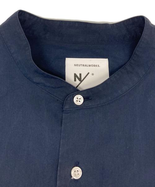 NEUTRALWORKS（ニュートラルワークス）NEUTRALWORKS (ニュートラルワークス) MXP ロングスリーブスマートブロードビッグシャツ ネイビー サイズ:Ｌの古着・服飾アイテム