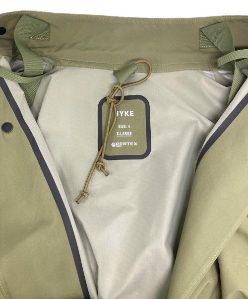 HYKE（ハイク）HYKE (ハイク) PERTEX MILITARY COAT/パーテックス ミリタリーコート カーキ サイズ:4の古着・服飾アイテム