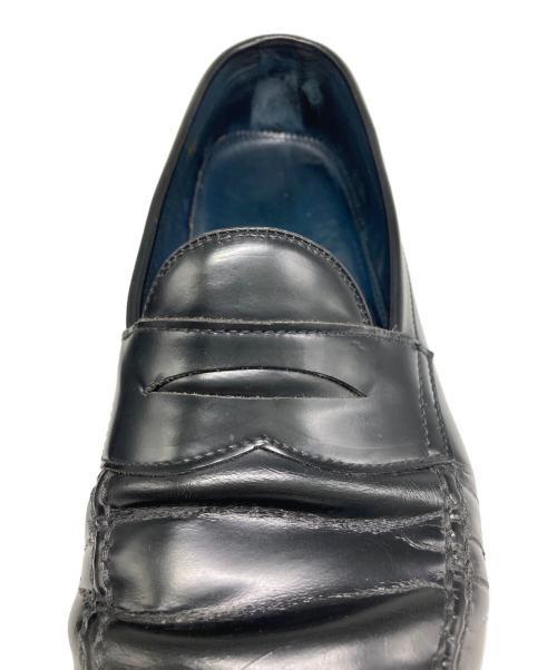 Jalan Sriwijaya（ジャランスリウァヤ）Jalan Sriwijaya (ジャランスリウァヤ) ローファー ブラック サイズ:8 1/2の古着・服飾アイテム