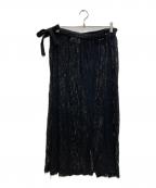 tricot COMME des GARCONSトリココムデギャルソン）の古着「レースラップスカート」｜ブラック