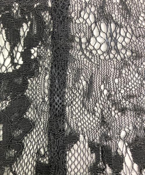 tricot COMME des GARCONS（トリココムデギャルソン）tricot COMME des GARCONS (トリココムデギャルソン) レースラップスカート ブラック サイズ:表記無しの古着・服飾アイテム