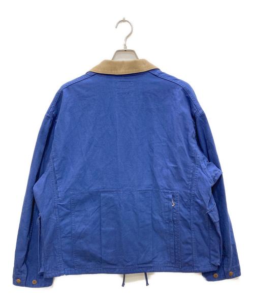 BEAMS PLUS（ビームスプラス）BEAMS PLUS (ビームスプラス) ヘビーオックスフォード フィッシュンティング ジャケット ブルー サイズ:XLの古着・服飾アイテム