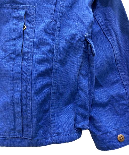 BEAMS PLUS（ビームスプラス）BEAMS PLUS (ビームスプラス) ヘビーオックスフォード フィッシュンティング ジャケット ブルー サイズ:XLの古着・服飾アイテム