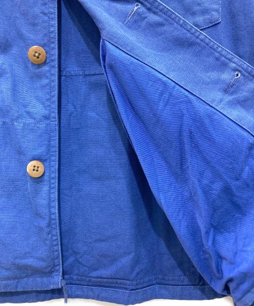 BEAMS PLUS（ビームスプラス）BEAMS PLUS (ビームスプラス) ヘビーオックスフォード フィッシュンティング ジャケット ブルー サイズ:XLの古着・服飾アイテム