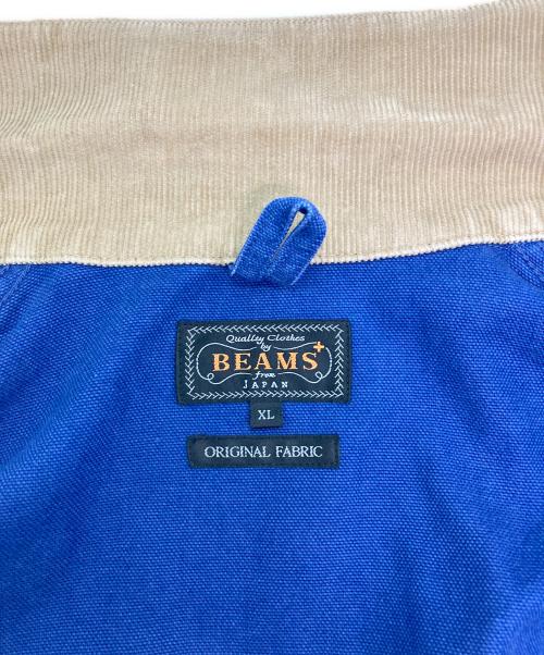 BEAMS PLUS（ビームスプラス）BEAMS PLUS (ビームスプラス) ヘビーオックスフォード フィッシュンティング ジャケット ブルー サイズ:XLの古着・服飾アイテム
