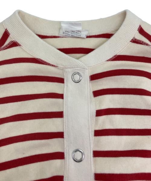 THE SHINZONE（ザ シンゾーン）THE SHINZONE (ザ シンゾーン) ボーダーケープリンカーディガン ベージュ サイズ:Freeの古着・服飾アイテム