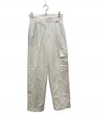 Conteコンテ）の古着「カーゴ タック ワイドパンツ」｜ホワイト