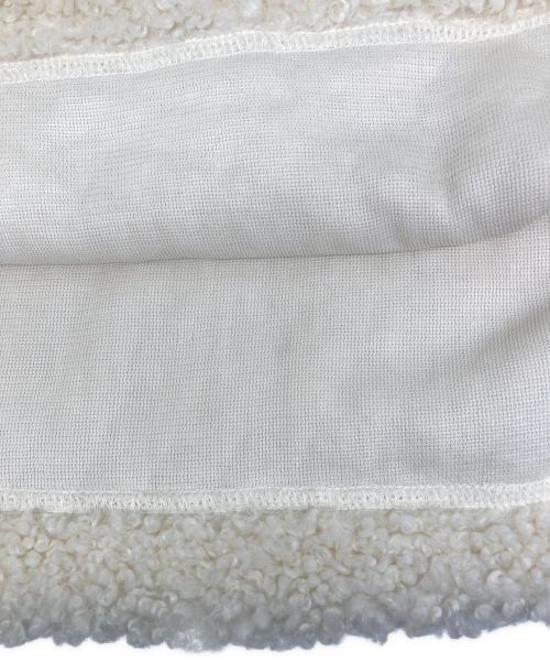 CULLNI（クルニ）CULLNI (クルニ) Curling Boa Drawstring Long Sleeve Pullover/カーリング ボア ドロー ストリング ロング スリーブ プルオーバー ホワイト サイズ:2の古着・服飾アイテム