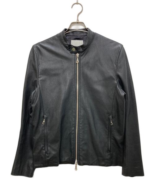 ESTNATION（エストネーション）ESTNATION (エストネーション) レザージャケット ブラック サイズ:Lの古着・服飾アイテム