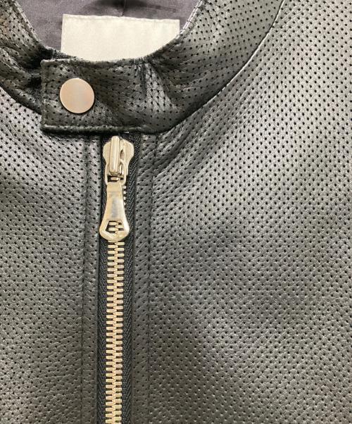 ESTNATION（エストネーション）ESTNATION (エストネーション) レザージャケット ブラック サイズ:Lの古着・服飾アイテム