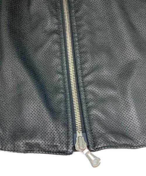 ESTNATION（エストネーション）ESTNATION (エストネーション) レザージャケット ブラック サイズ:Lの古着・服飾アイテム