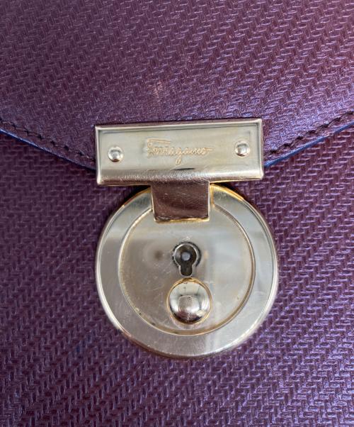 Salvatore Ferragamo（サルヴァトーレ フェラガモ）Salvatore Ferragamo (サルヴァトーレ フェラガモ) 2WAYショルダーバッグ ブラウンの古着・服飾アイテム