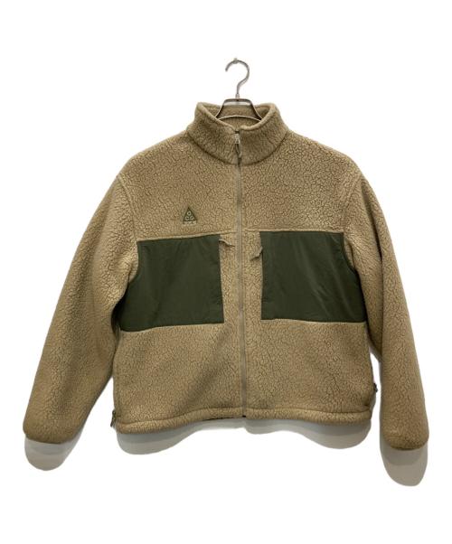 NIKE ACG（ナイキエーシージー）NIKE ACG (ナイキエージーシー) フリースジャケット ベージュ サイズ:Lの古着・服飾アイテム