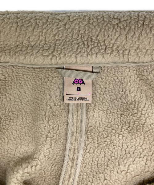 NIKE ACG（ナイキエーシージー）NIKE ACG (ナイキエージーシー) フリースジャケット ベージュ サイズ:Lの古着・服飾アイテム