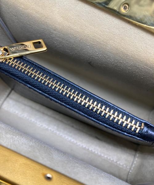 SPORT MAX（スポーツマックス）SPORT MAX (スポーツマックス) ロゴレザーショルダーバッグ ブラックの古着・服飾アイテム