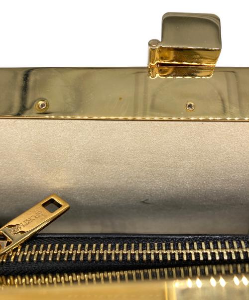 SPORT MAX（スポーツマックス）SPORT MAX (スポーツマックス) ロゴレザーショルダーバッグ ブラックの古着・服飾アイテム