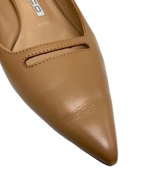 PELLICO（ペリーコ）PELLICO (ペリーコ) ANIMA スムースレザー パンプス ブラウン サイズ:SIZE 37.5の古着・服飾アイテム