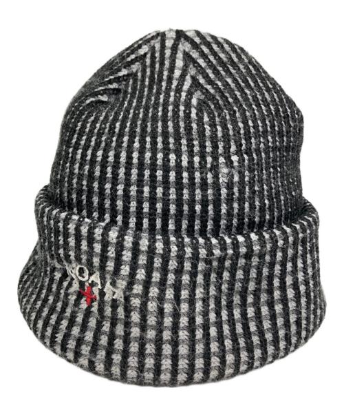 Noah（ノア）Noah (ノア) Tri-Color Beanie/トリカラー ビーニー グレーの古着・服飾アイテム