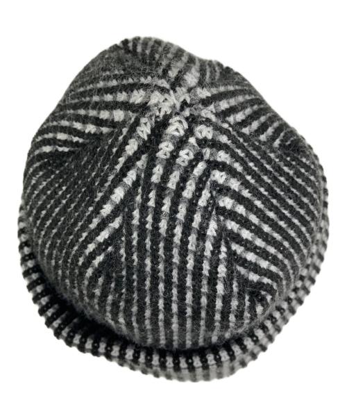 Noah（ノア）Noah (ノア) Tri-Color Beanie/トリカラー ビーニー グレーの古着・服飾アイテム