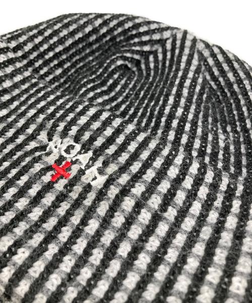 Noah（ノア）Noah (ノア) Tri-Color Beanie/トリカラー ビーニー グレーの古着・服飾アイテム